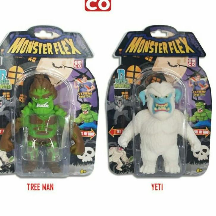Mainan MONSTER FLEX EMCO Series 2 & 3 Gojitsu Glow In The Dark Mainan Tahan banting