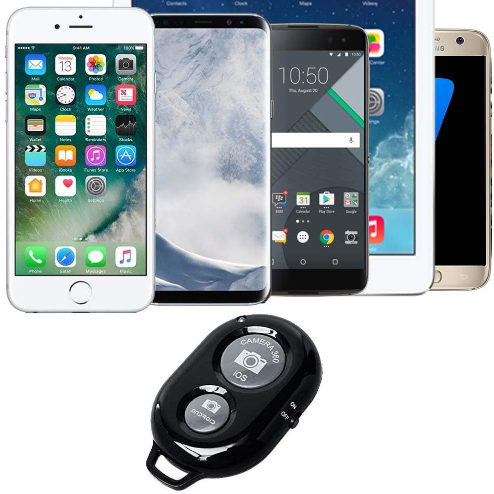 Tomsis Bluetooth Remote HP selfie Kamera Android / IOS