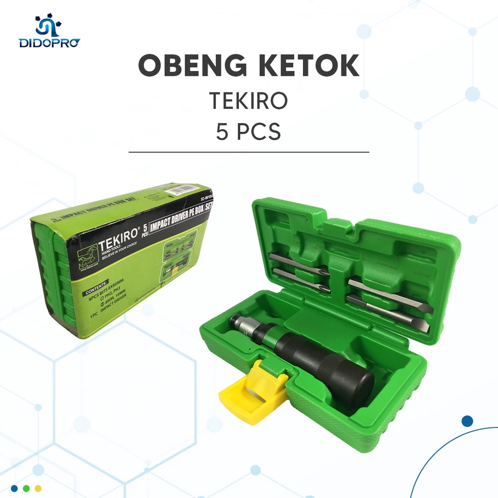 (TEKIRO) Obeng Ketok Set 5 pcs