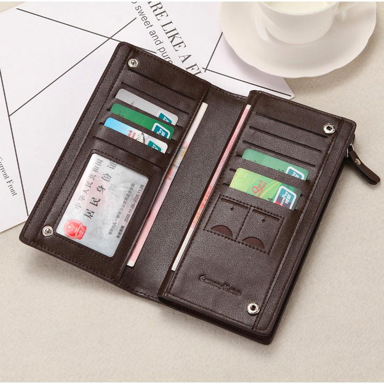 D650 - Dompet Panjang Unisex Dompet Pria Wanita Dompet Kulit