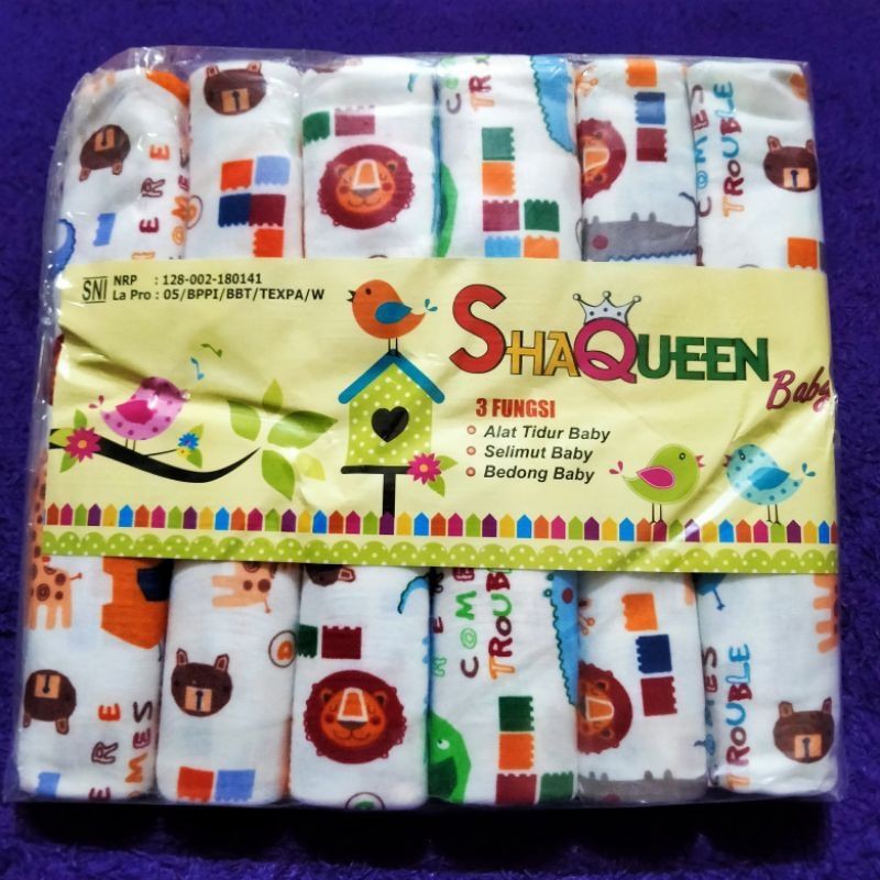 SNI (1 pcs / 1 Lembar ) BEDONG JUMBO Bedong Bayi Selimut Bayi Alas Tidur Bayi Perlengkapan Bayi Lahir