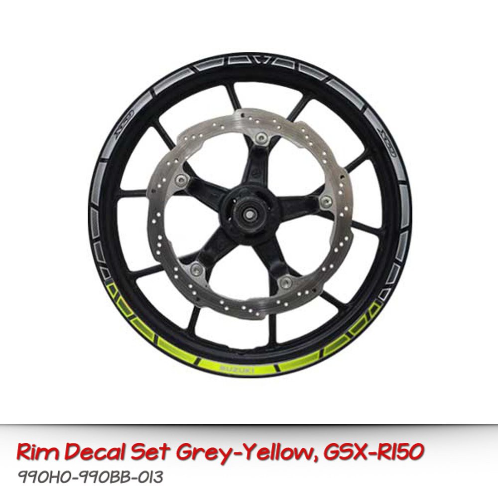 STICKER VELG GREY YELLOW SUZUKI GSX R150   GSX S150 Diskon