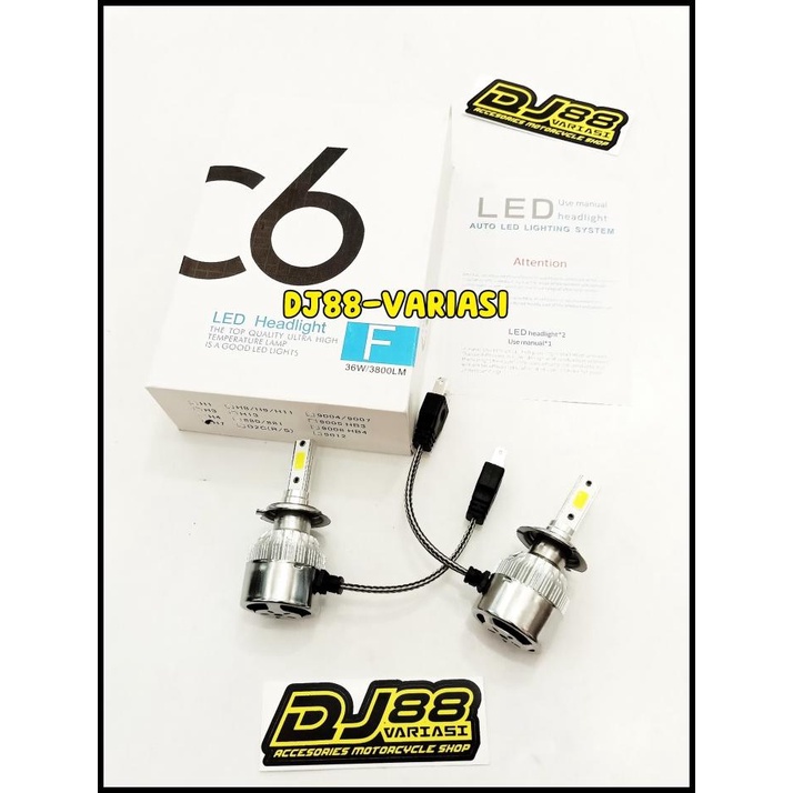 Lampu Led H7 C6 Utama Ninja 250 Karbu Ninja 250 Fi Old Z250 R25