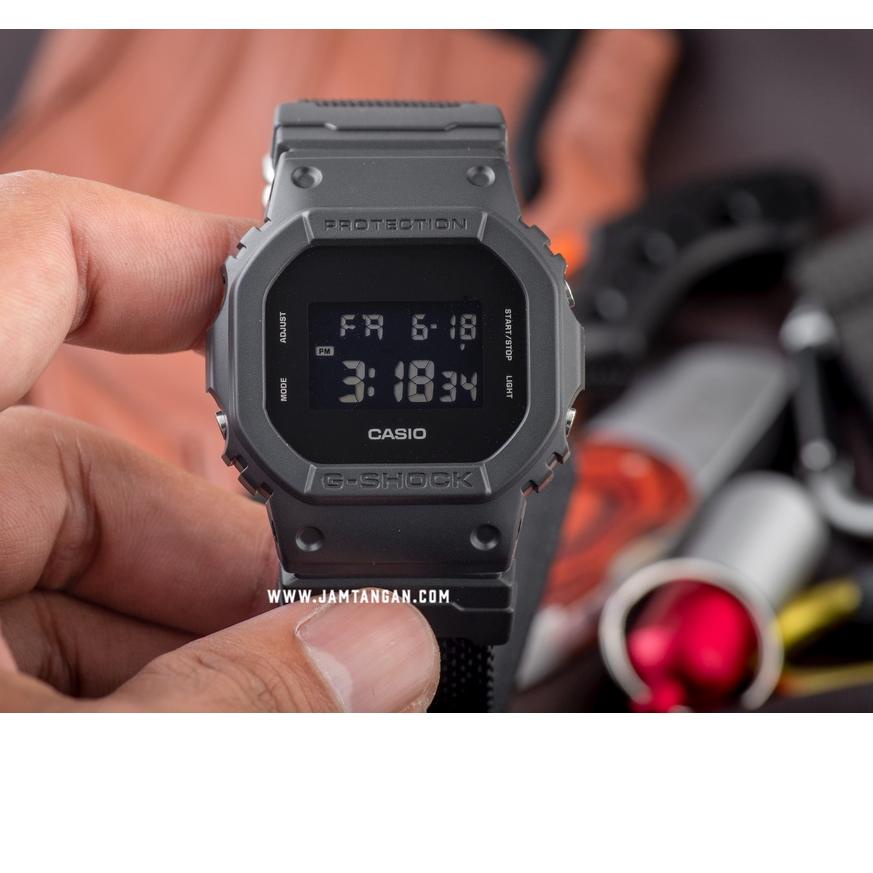 EXCLUSIVENEW SERIES  JAM TANGAN PRIA GSHOCK CASIO DW 5600 BBN TALI KANVAS|RA3