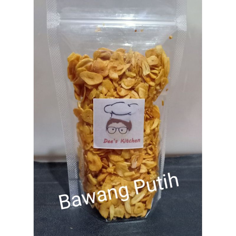 

BawangPutih Goreng Original tanpa campuran, 100 gram