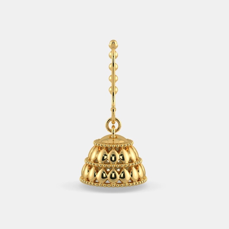 Creative Diamond Set Earrings Plated 18K Gold Jewelry