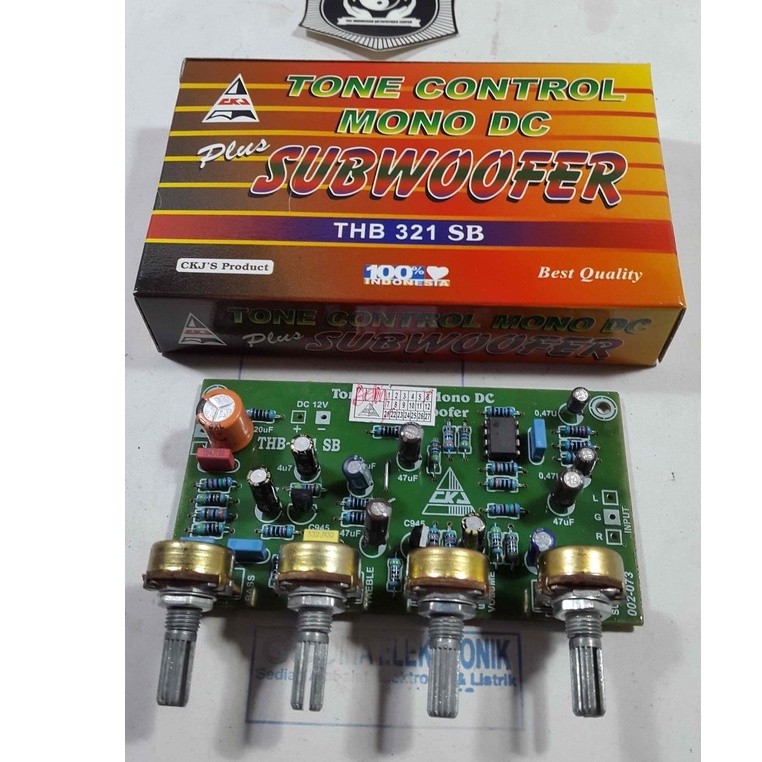 KIT TONE CONTROL MONO DC Plus SUBWOOFER