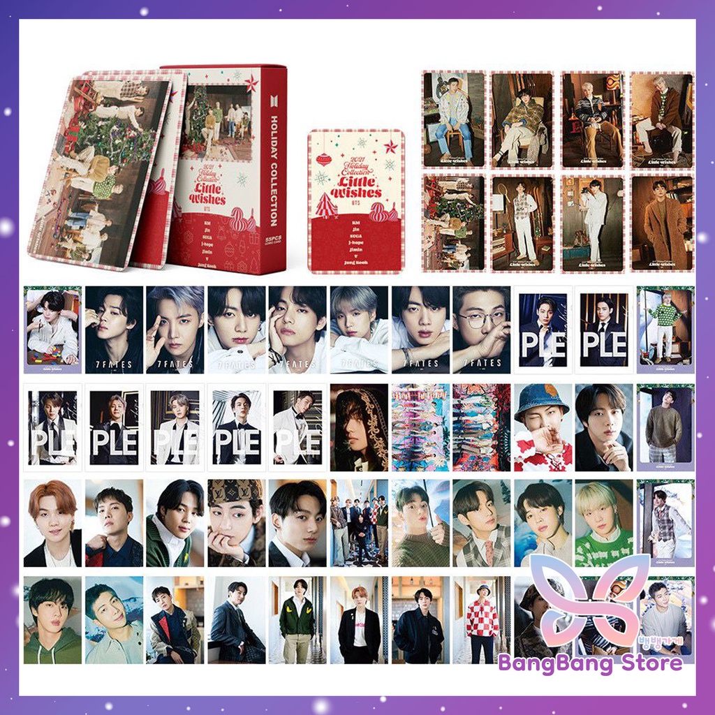 BBS BISA COD 55pcs Photo Card <b>BTS</b> Little Wishes <b>BTS</b> Kartu Foto Merch KPOP L...