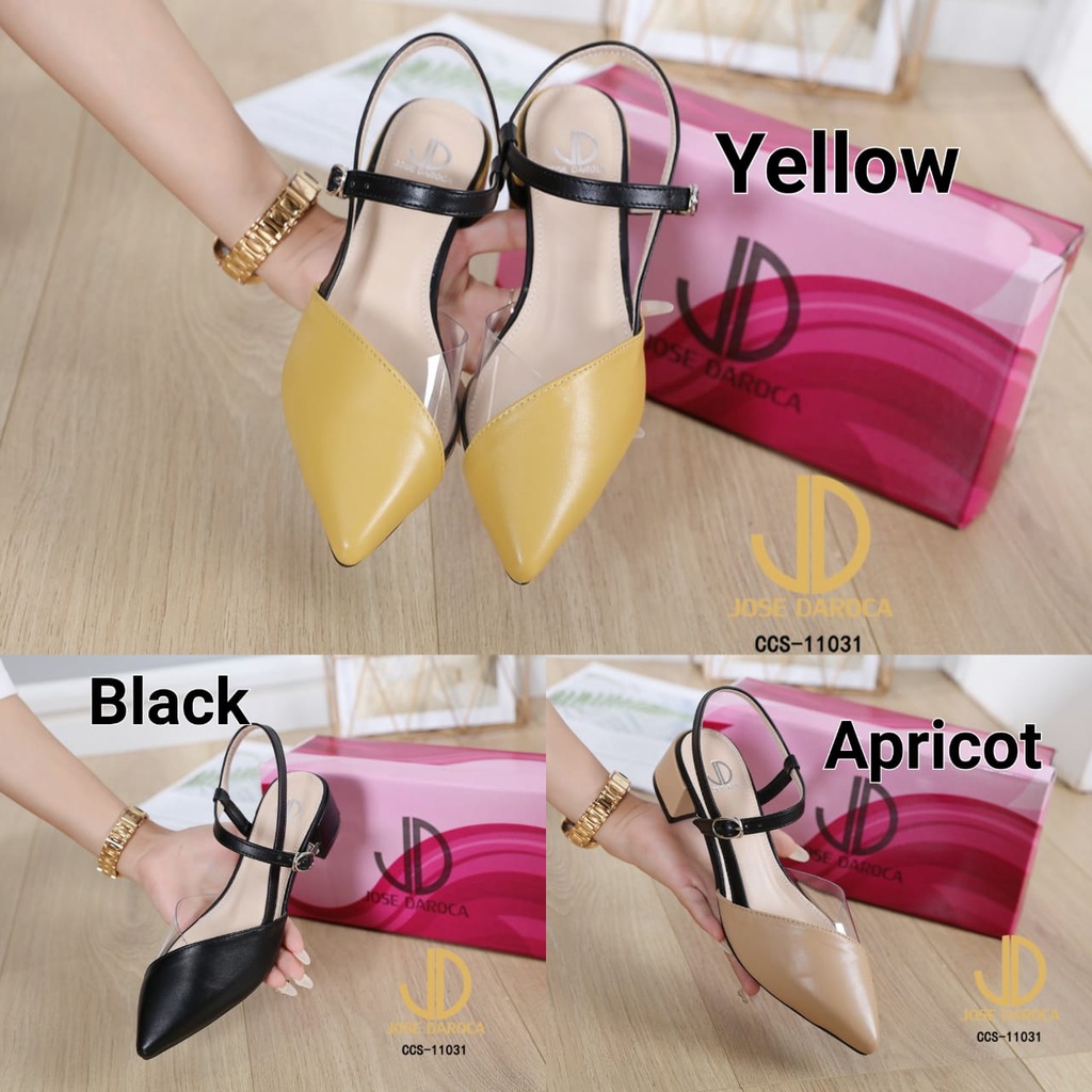 JOSE DAROCA Sepatu Slingback Heels Platform #CCS-11031# Original