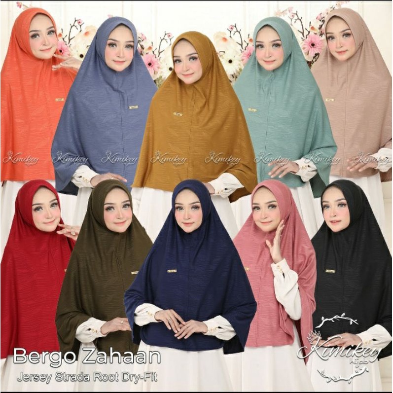 jilbab-hijab instan-bergo-khimar- bergo zahaan by kimikey hijab