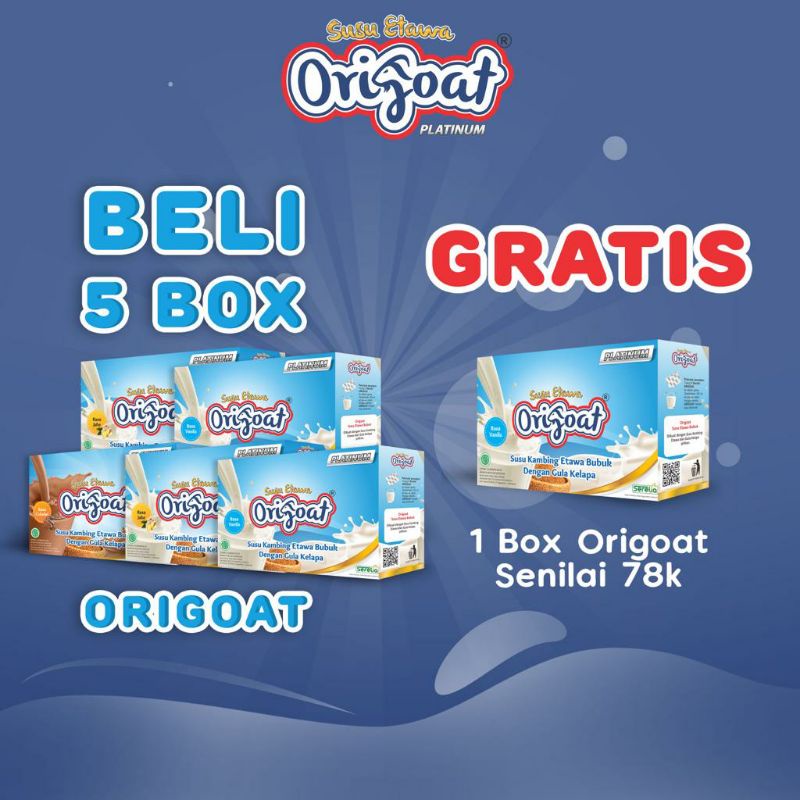

ORIGOAT 5 BOX GRATIS 1 BOX