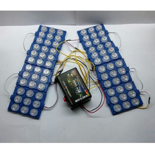 MODUL STROBO LAMPU KOLONG BAK TRUCK LED 12 MODE DENGAN LED