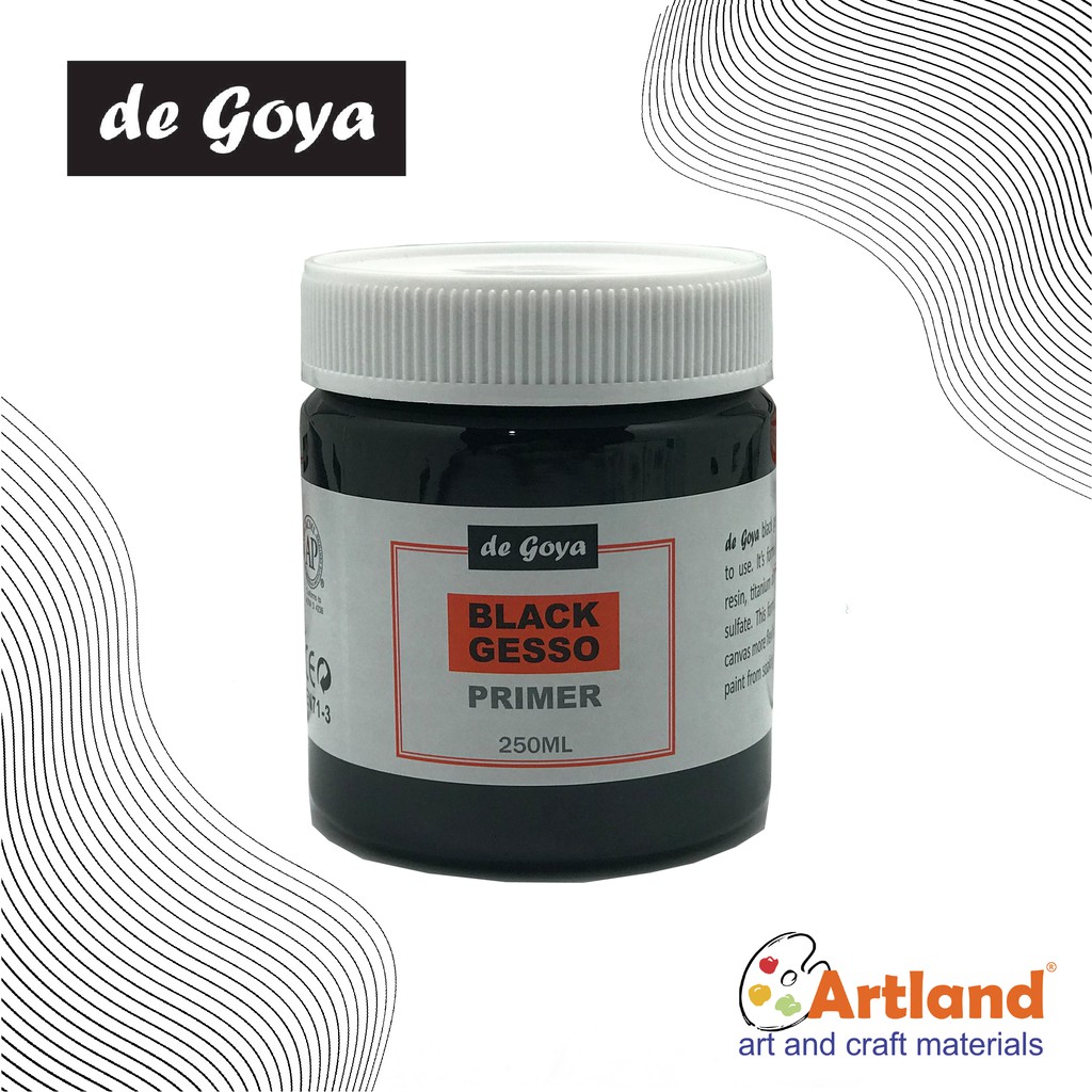 

De Goya Black Gesso Primer 250ml