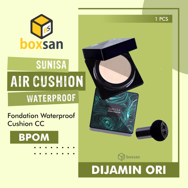 FONDATION WATERPROOF ANTI AIR SUNISA AIR CUSHION CC ORIGINAL BPOM