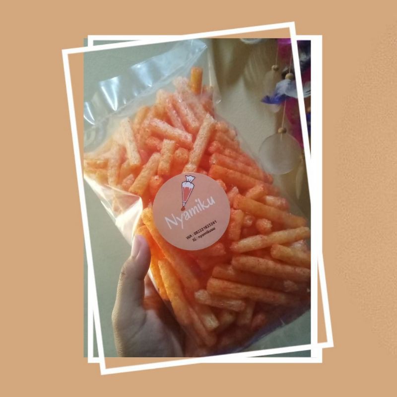 

Makanan Ringan Stick Balado 150gr