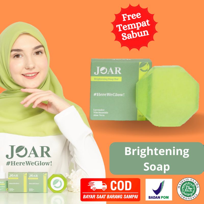 Joar Skincare Paket Wajah Brightening Soap Bar dan Brightening