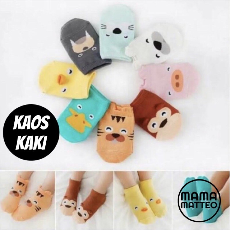 Kaos Kaki Bayi Socks Anak Animal Lucu