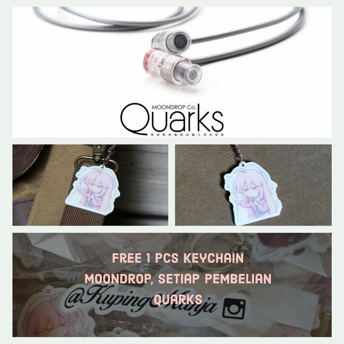 Earphone | Moondrop Quarks Closed Anterior Earphone Bass Mantab Vokal Bulat Asmr