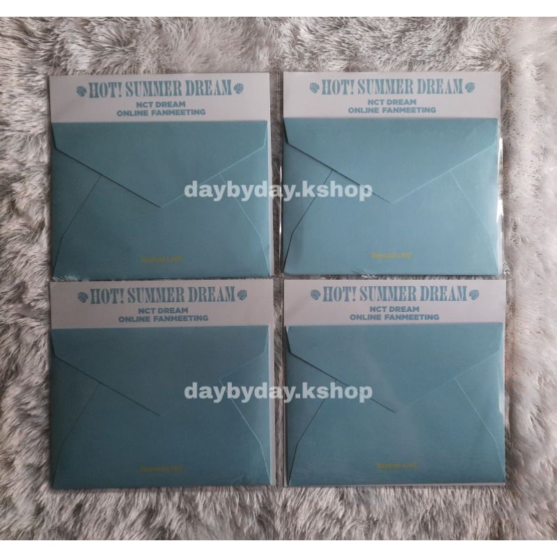 AR Ticket NCT Dream Beyond Live Fanmeeting Hot Summer Dream Sealed || Mark, Jeno, Jaemin