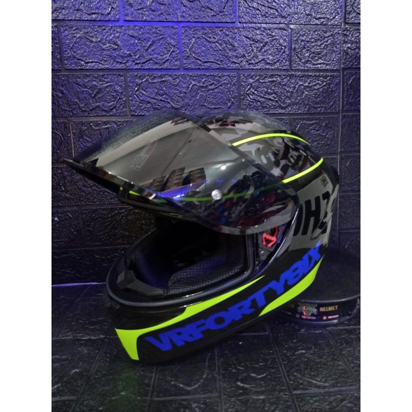 HELM AGV K1 ASIAN FIT 46 SPEED VISOR SMOKE ORIGINAL SNI DOT NEW