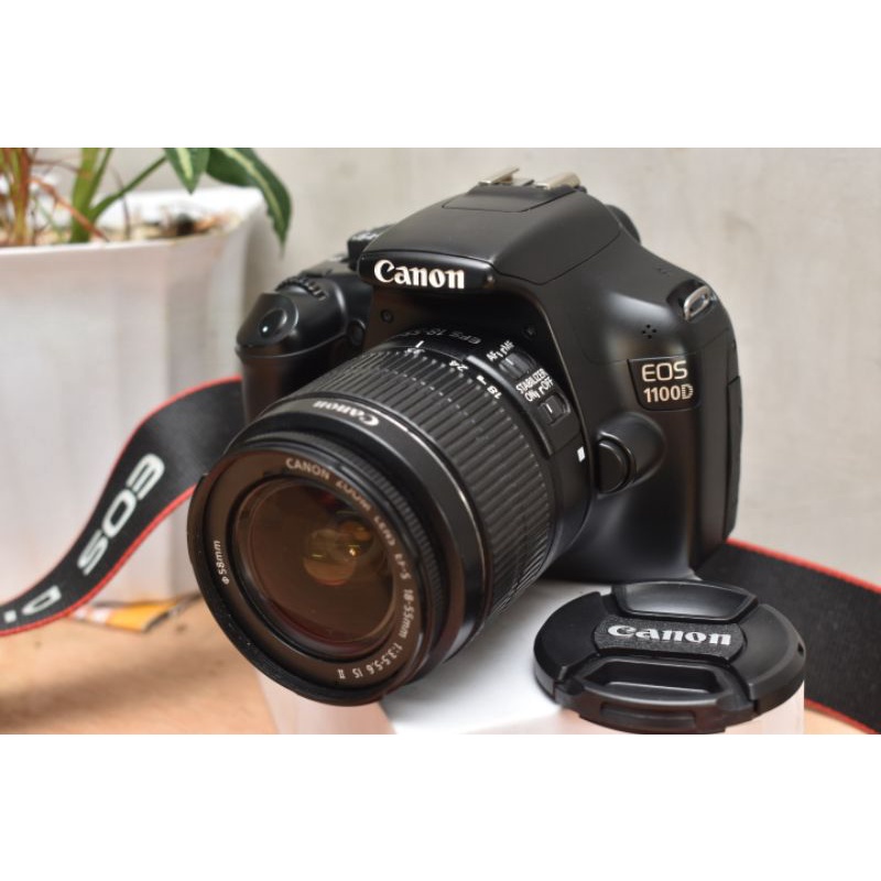 Canon Eos 1100D Lensa Kit 18-55mm Full Efek VIDIO FULL HD Mulus Kamera Terlaris dan termurah paket komplit siap pakai-3