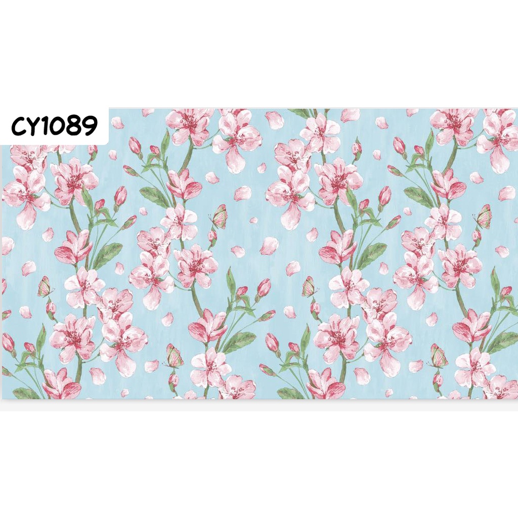 Stiker dinding Wallpaper Dinding Wallstiker kamar tidur 45cm x 9m Bata Garis Batik - WORLDDEKOR