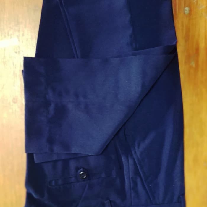 CELANA KERJA FORMAL PRIA WARNA NAVY MODEL SLIMFIT ORIGINAL NIKAYU BAHAN HIGH TWIST PREMIUM