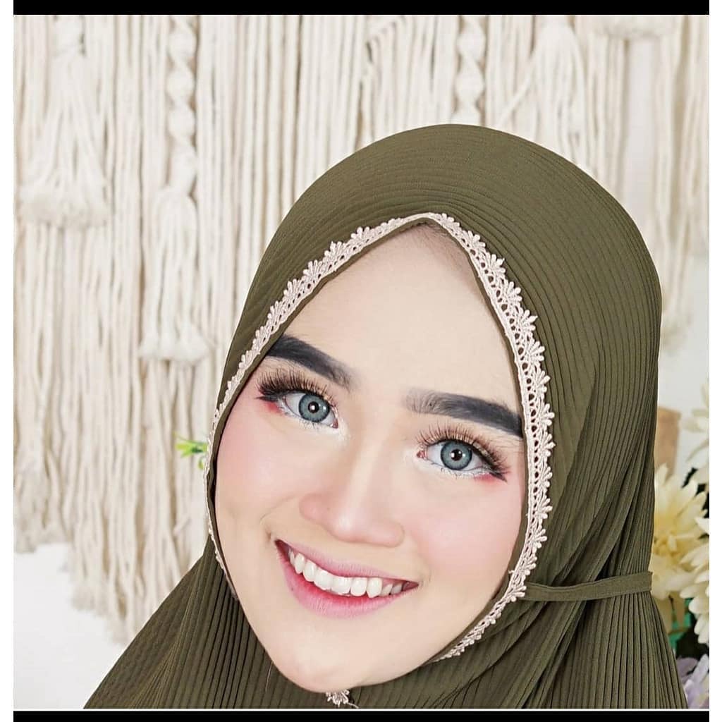 BERGO RENDA(PREMIUM QUALITY)/MARYAM RENDA PLISKET/KHIMAR NON PET /HIJAB INSTANT/TERPANJANG