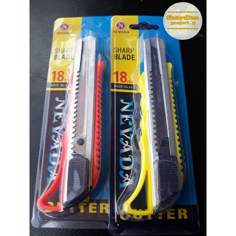 

CUTTER BESAR NEVADA 18MM/PISAU CUTTER NEVADA/CUTTER KNIFE