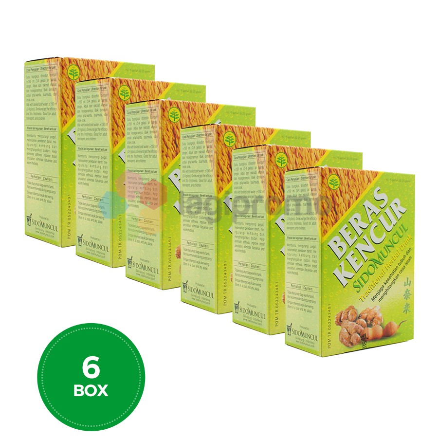 

Sido Muncul Beras Kencur 5 Sachet Menjaga Kesehatan Tubuh Menghilangkan Lelah Alami - 6 Box