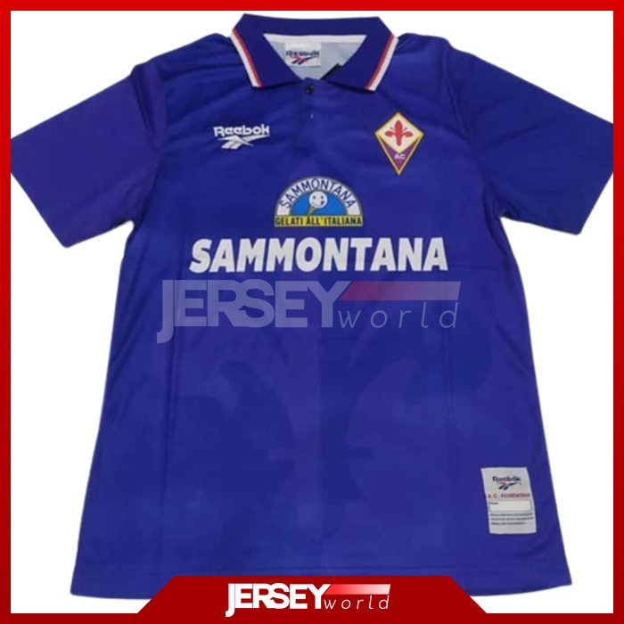 Jersey Retro Klasik Fiorentina Home 1994-1995 PREMIUM GRADE ORI