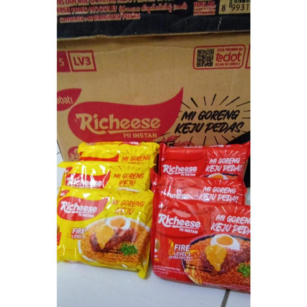 

mie recheese goreng / mie richeese goreng keju pedas level 0-3