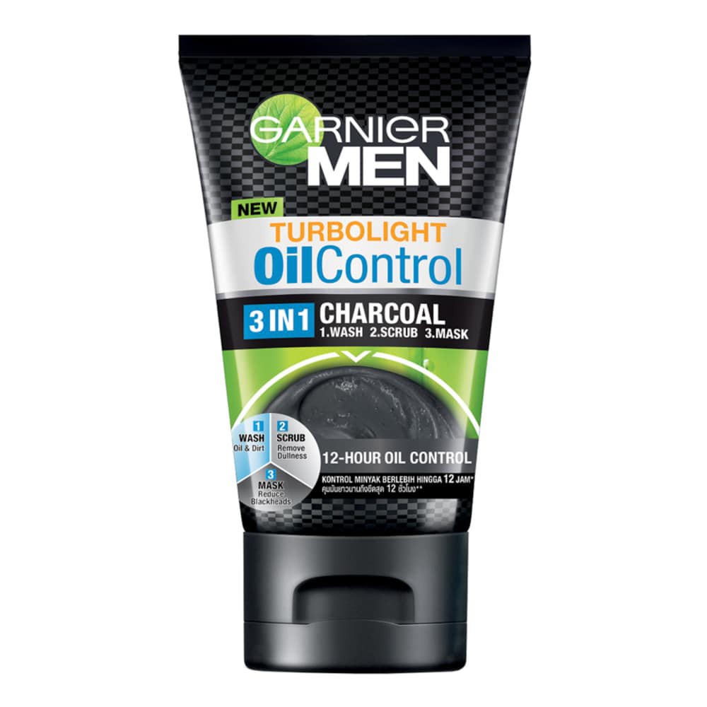 Garnier Turbolight Oil Control 3 in 1 Charcoal