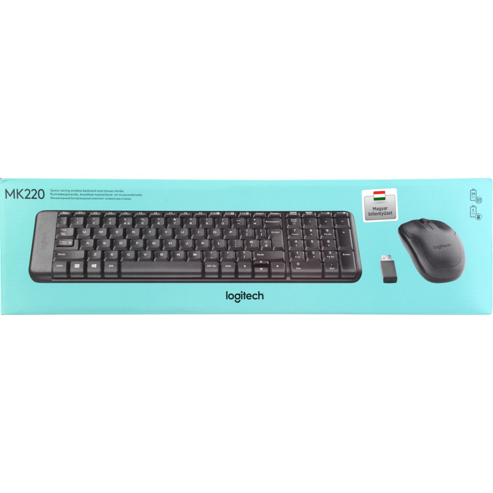 Keyboard Wireless Logitech MK220 Keyboard Mouse Wireless