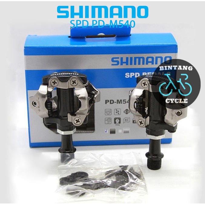 Pedal Shimano SPD Pedal PD-M540 - Pedal Cleat MTB - Pedal Sepeda