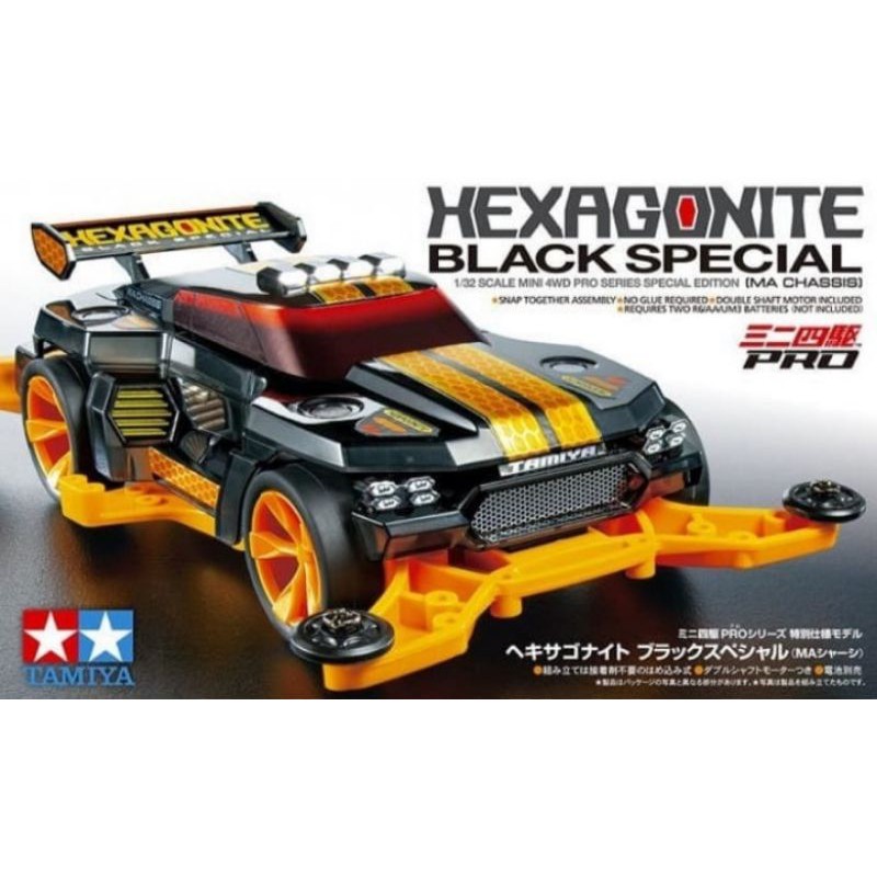 TAMIYA 95565 HEXAGONITE BLACK SPECIAL