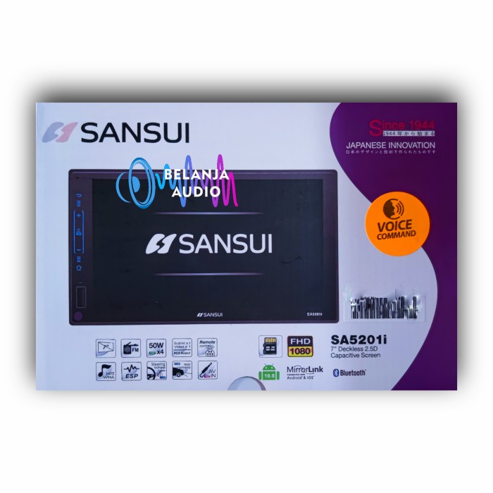 HEAD UNIT DOUBLE DIN 7 INCH ANDROID SANSUI SA5201I/SA 5201 I murah