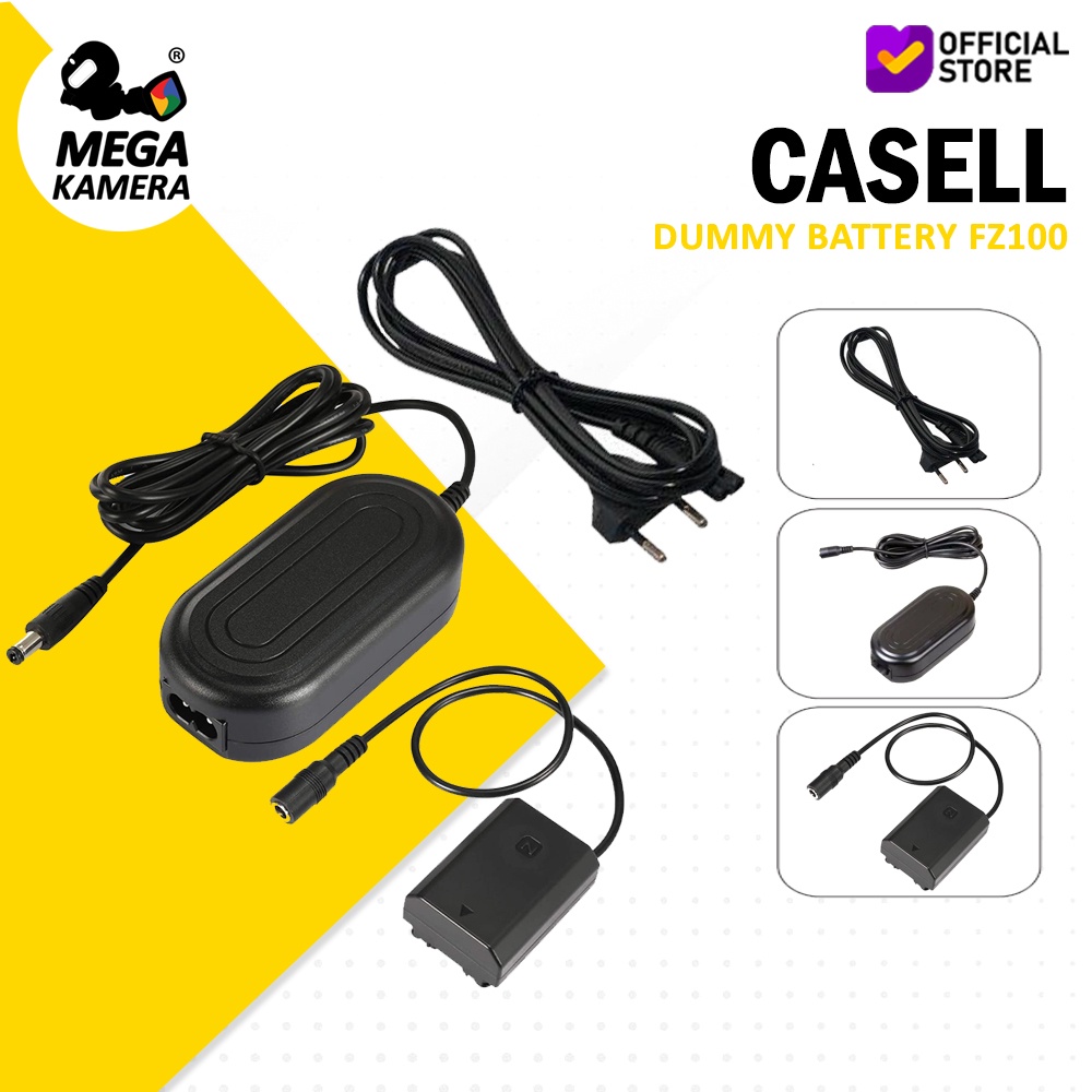 Casell Coupler Battery Sony FZ100 - Baterai Dummy NP-FZ100