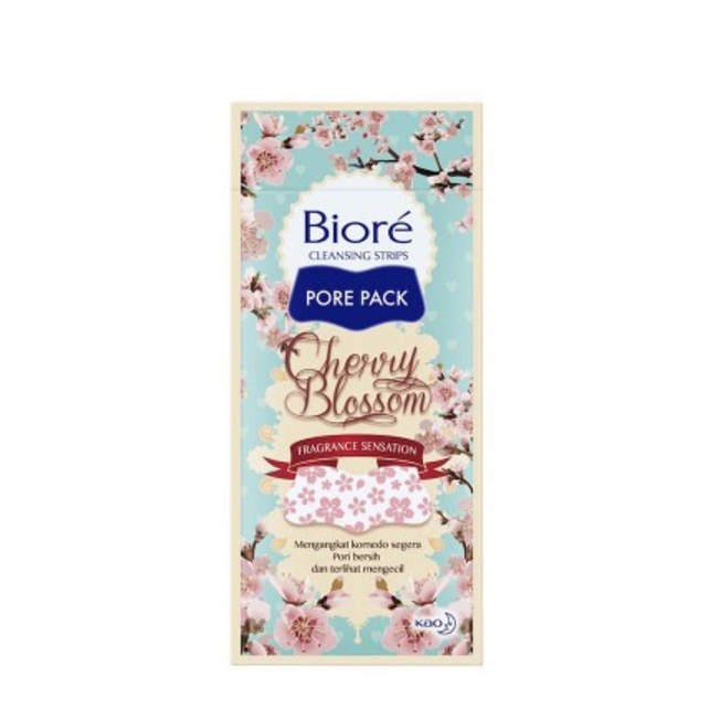 Biore Pore Pack Cleansing Strips isi 4 lembar ORIGINAL-BPOM