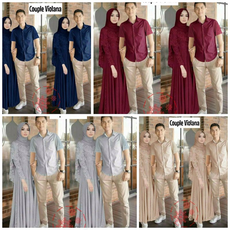 Oz.couple gamis viola