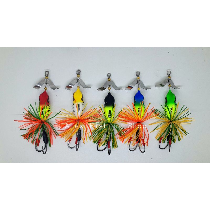 Umpan Casting Gabus Toman Bless Froggy Wood Slash Bait / Buzz bait