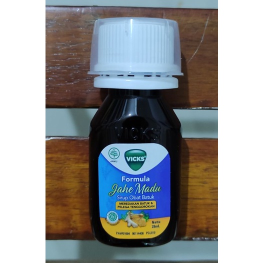 Vicks Formula Jahe Madu 28 ML / Sirup Pereda Batuk &amp; Pelega Tenggorokan