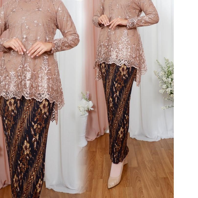 ♫ SET KEBAYA TULLE MIKHA - KEBAYA MODIS KEKINIAN - KEBAYA CANTIK - MODEL KEBAYA 2022 - KEBAYA PESTA 