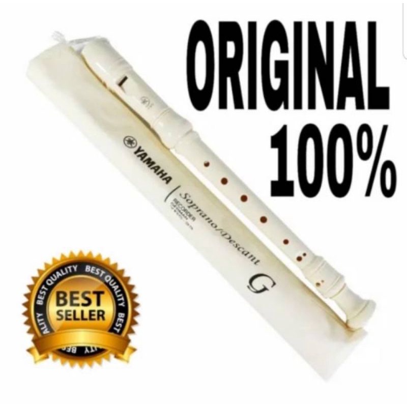 Suling Recorder YAMAHA Soprano Sopran Descant Original YRS - 23