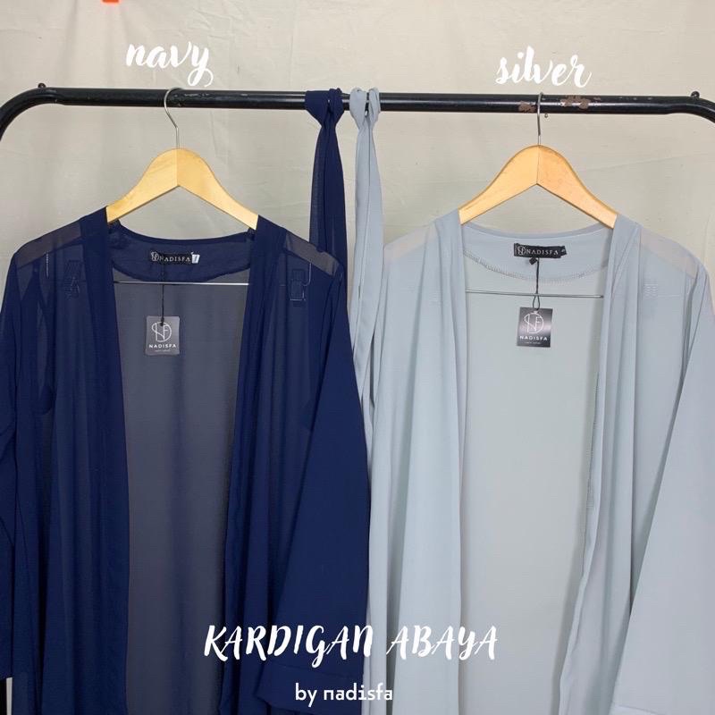 ABAYA OUTER KARDIGAN ABAYA SIZE XS S M | CARDY ABAYA-navy