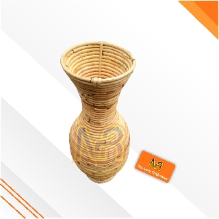 Vas Pot Guci Tempat Bunga dari rotan TINGGI 70 cm Shopee 