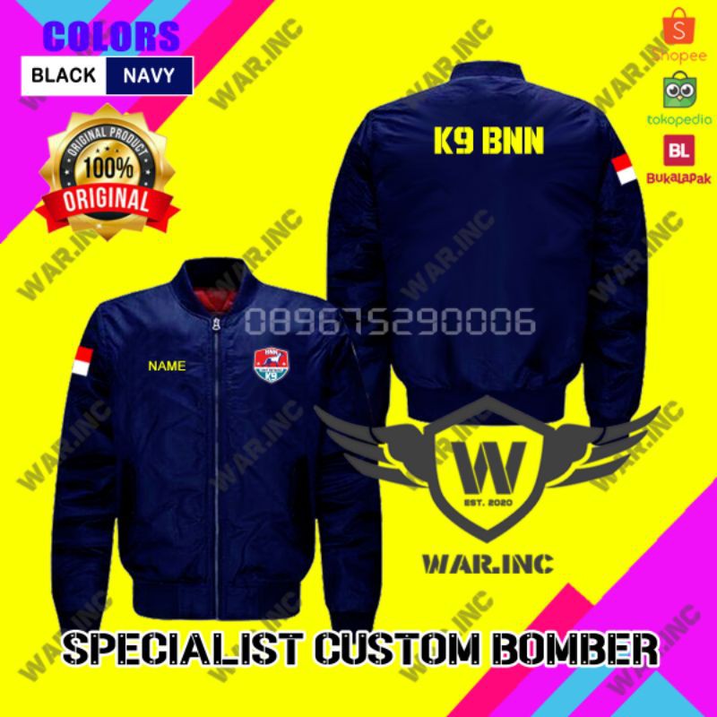 JAKET BOMBER BNN K9 UNIT