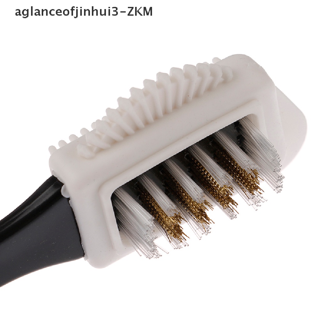 [AGID] 1PcsBlack 3 Side Cleaning Brush Suede Nubuck Boot Shoes S Shape Shoe Cleaner  [zkm]