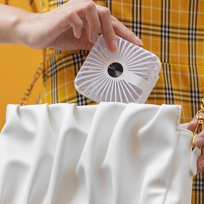 ◊ Imilab S007 Handheld Mini Portable Fan powerbank 5000mah Phone Holder Rechargeable Fan 3 in 1 ➫