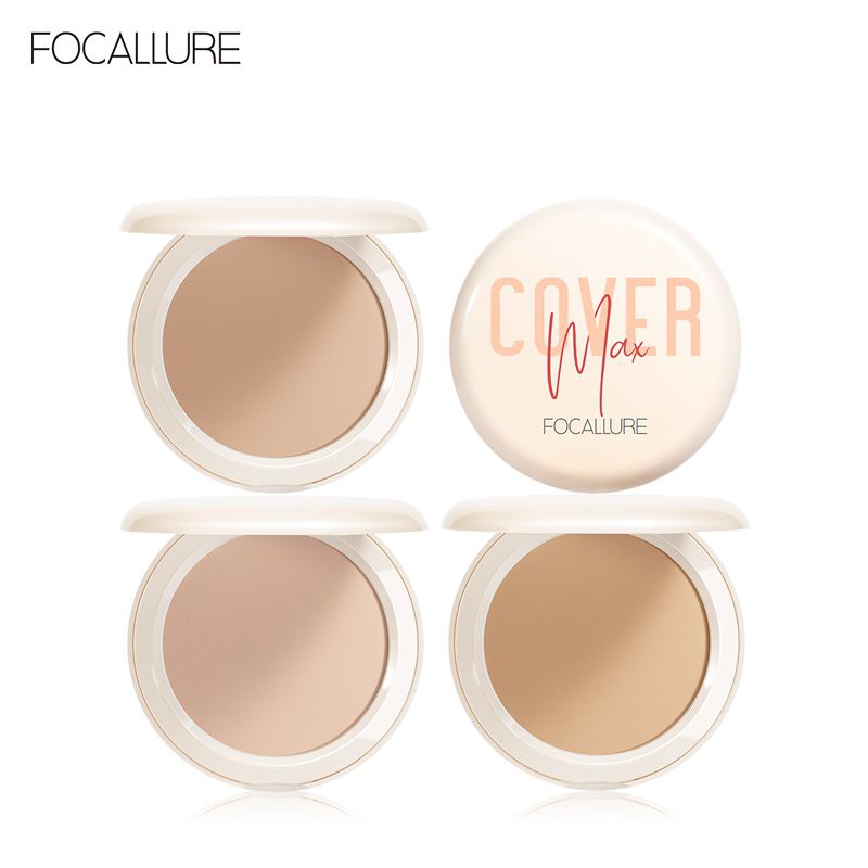 Focallure Covermax Two Way Cake Focallure Pressed Powder Focallure  Bedak Padat Focallure Bedak Focallure Bedak Focalure